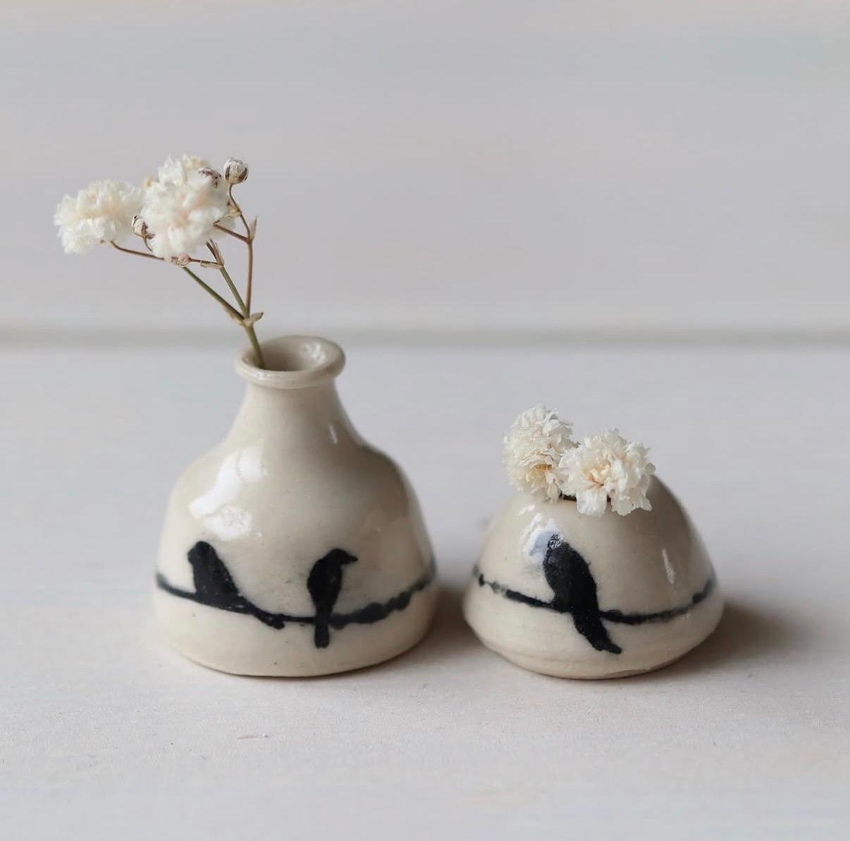 Mini stoneware pottery artwork 8